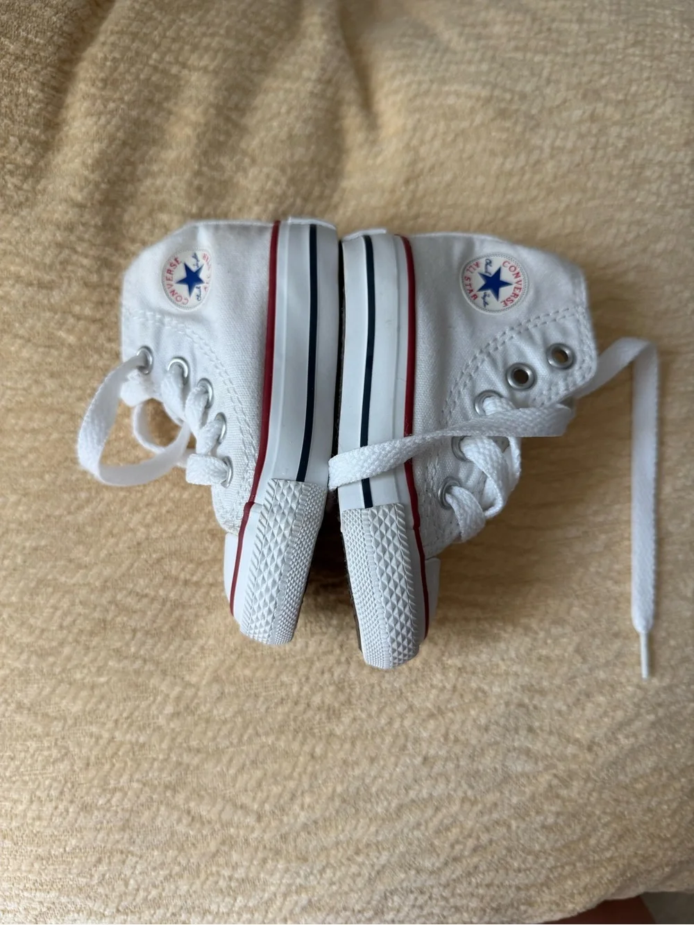 Baby Converse White High-Top Sneakers